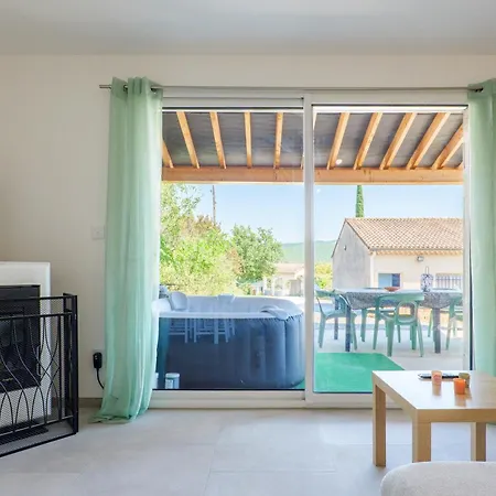Tatil Evi Le Gecko Avec Jacuzzi Saint-Germain (Ardeche)